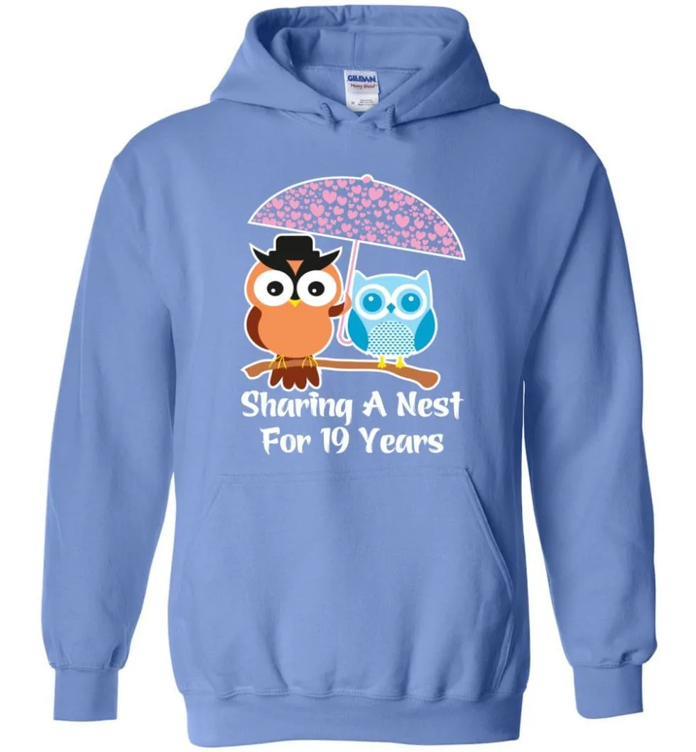 19 Years Wedding Anniversary Gifts Valentine's Day Hoodie