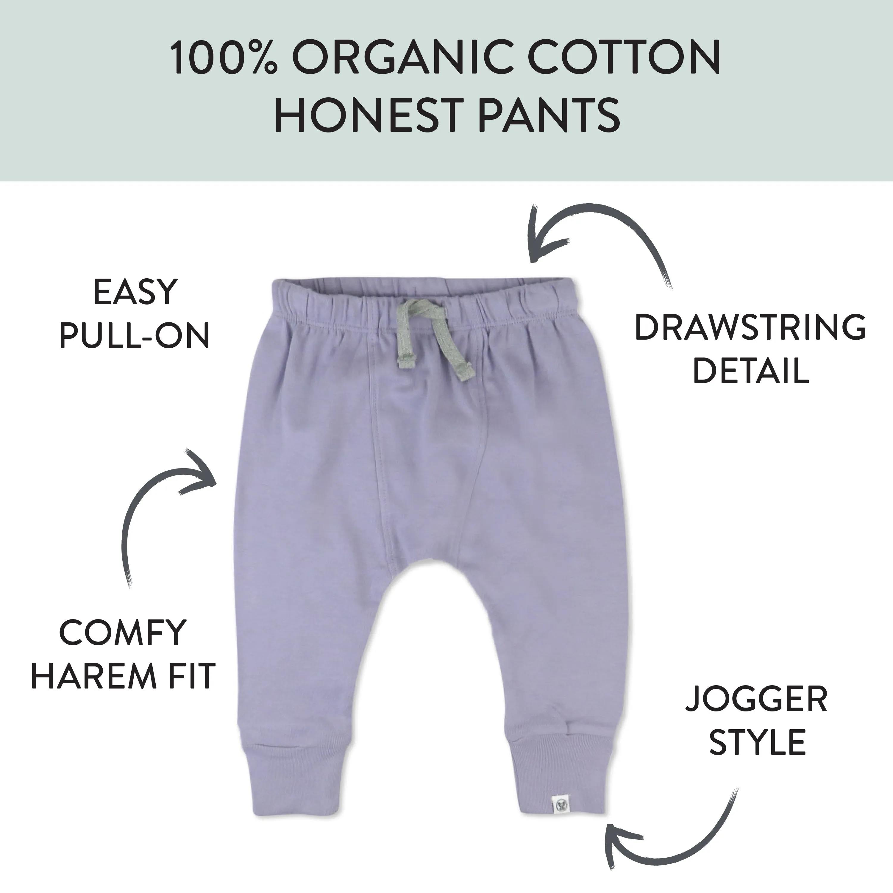 2-Pack Organic Cotton Honest Pants