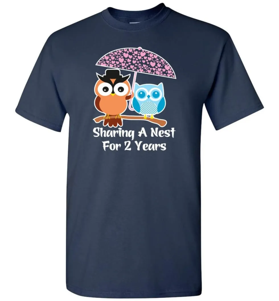 2 Years Wedding Anniversary Gifts Valentine's Day T-shirt