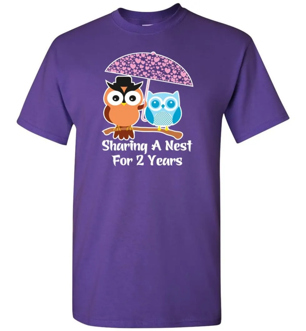 2 Years Wedding Anniversary Gifts Valentine's Day T-shirt