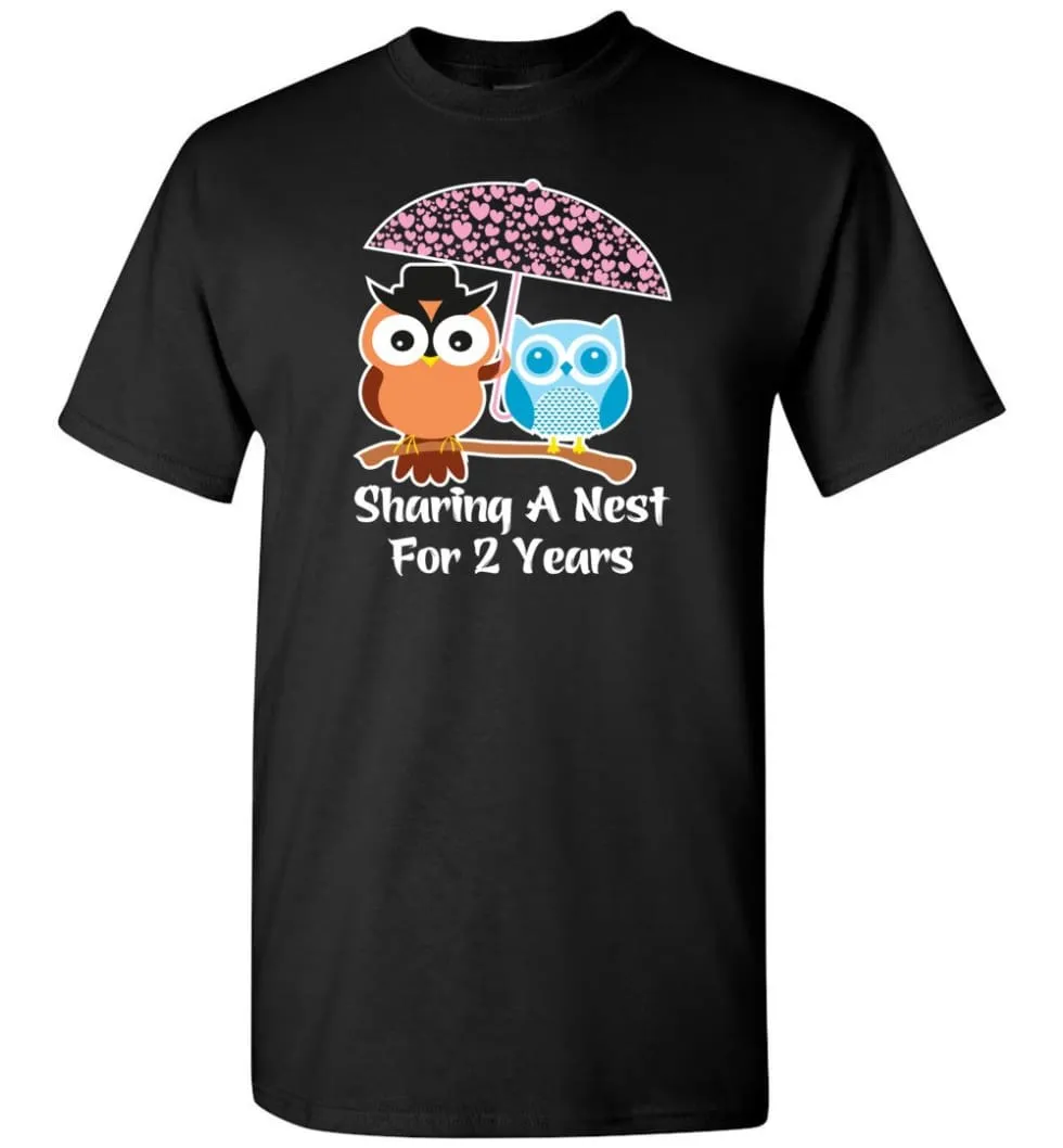 2 Years Wedding Anniversary Gifts Valentine's Day T-shirt