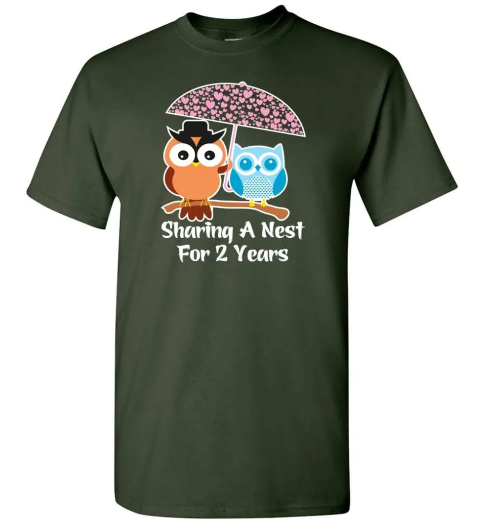 2 Years Wedding Anniversary Gifts Valentine's Day T-shirt