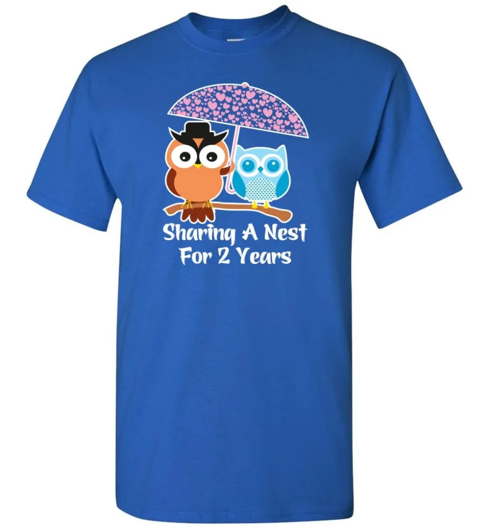 2 Years Wedding Anniversary Gifts Valentine's Day T-shirt