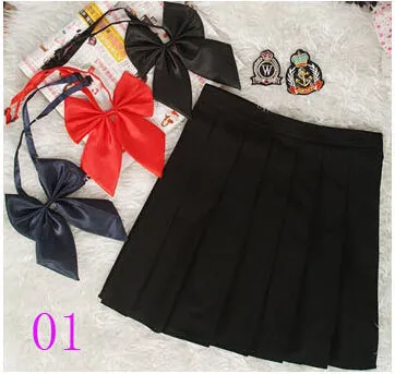 2017 Hot Midi Pleated Women Skirts High Waist Red A-Line Short Skirts Uniforms School Tartan Plaid Skirt Saias