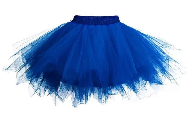 2018 Tulle Skirts Womens High Quality Elastic Stretchy Tulle Teen Layers Summer Womens Adult Tutu Skirt  Pleated Mini Skirts