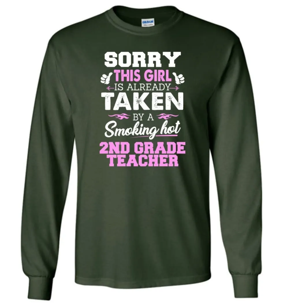 2Nd Grade Teacher Shirt Cool Gift For Girlfriend Wife Long Sleeve