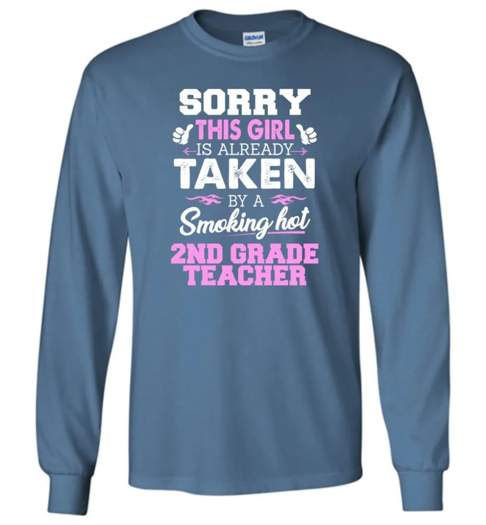 2Nd Grade Teacher Shirt Cool Gift For Girlfriend Wife Long Sleeve