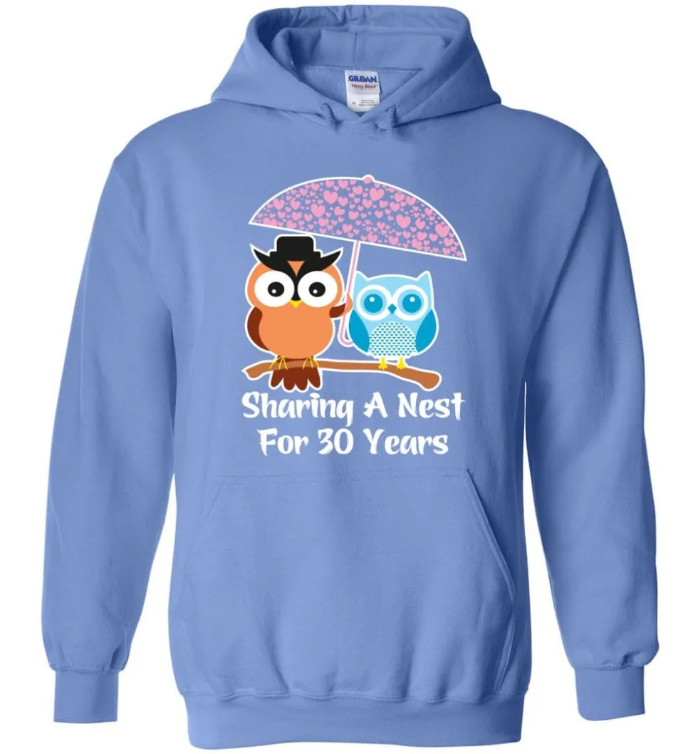 30 Years Wedding Anniversary Gifts Valentine's Day Hoodie