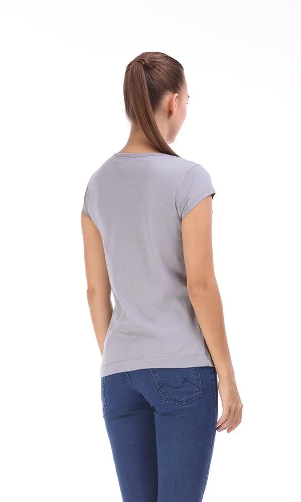 35073 Neppy Short Sleeves T-shirt - Grey