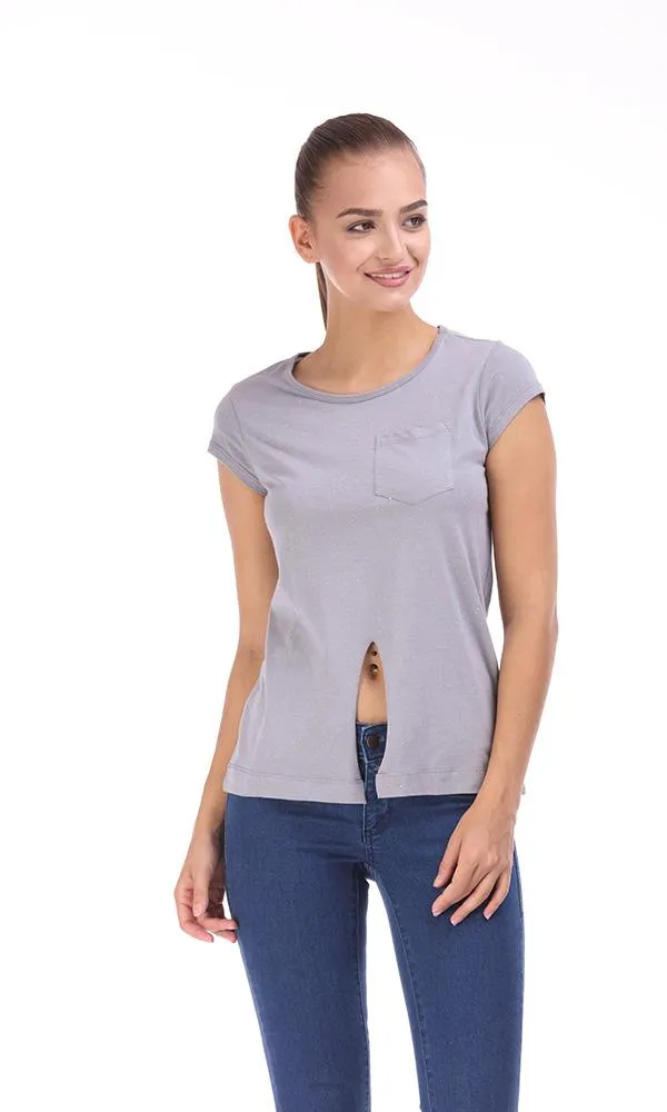 35073 Neppy Short Sleeves T-shirt - Grey