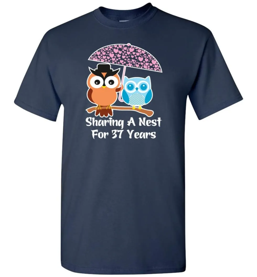 37 Years Wedding Anniversary Gifts Valentine's Day T-shirt