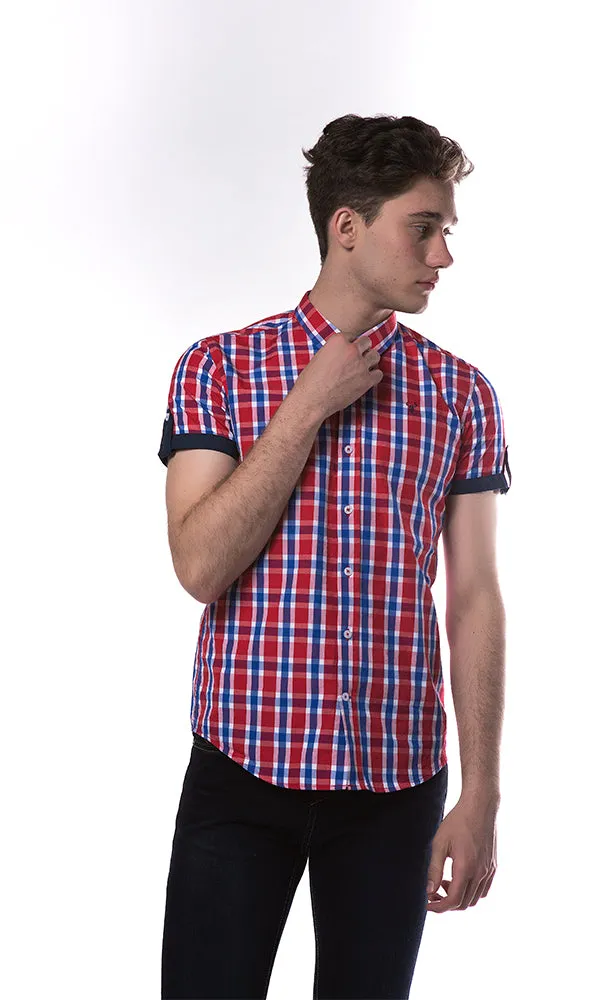 39504 Checkered Shirt - Red