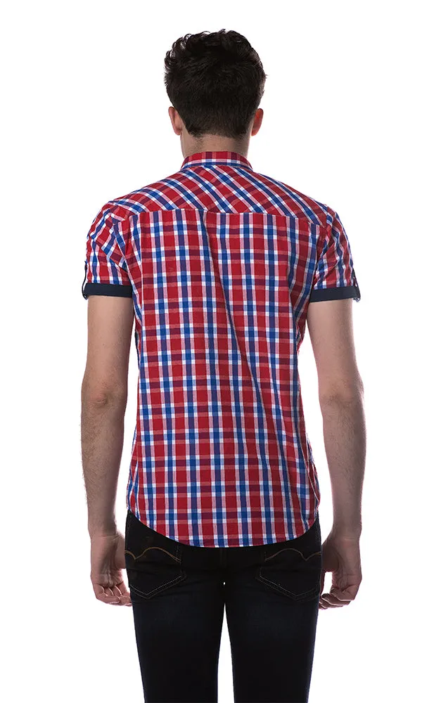 39504 Checkered Shirt - Red