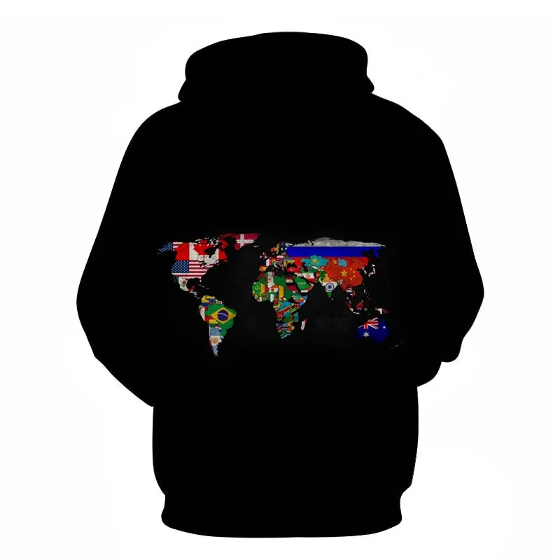 3D Hoodies National flag Canada Hoodies Sweatshirts Fashion Men Women Hoodies Germany/Brazil National flag 3D Hoodie