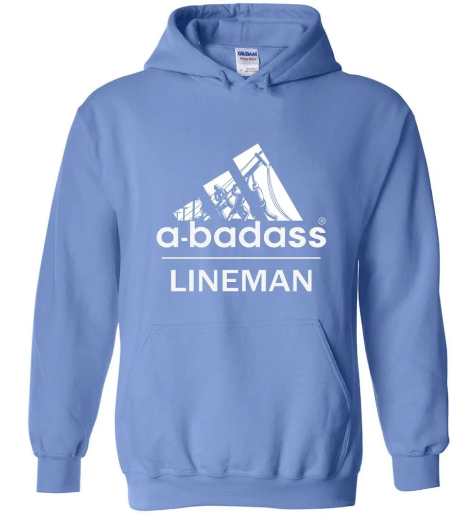 A Badass Lineman Shirts My Daddy Is A Lineman Shirt - Hoodie