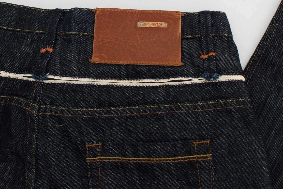 ACHT  Denim Cotton Bottoms Straight Fit Jeans