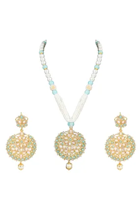 Alloy Necklace Set in Turquoise