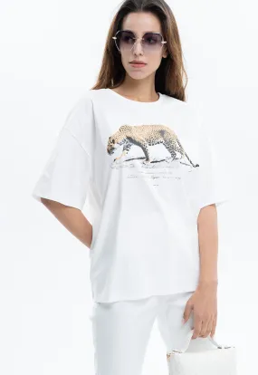 Animal-Print T-Shirt