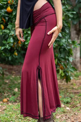 AQUARIUS SKIRT MAROON