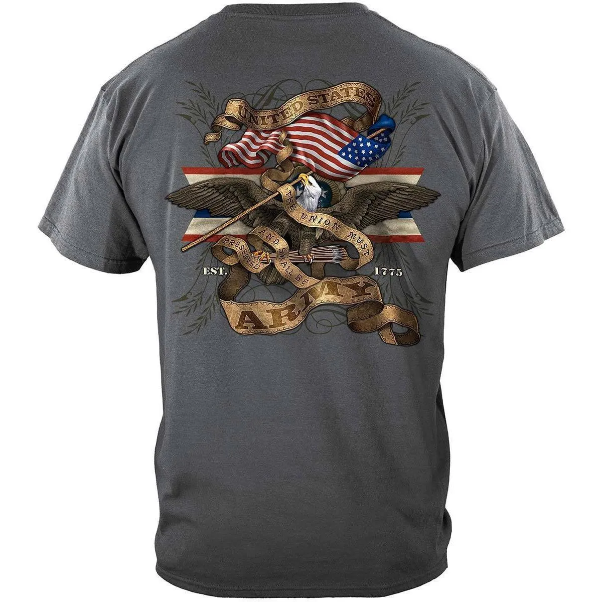 Army Eagle Antique This We'll Defend Premium Long Sleeve