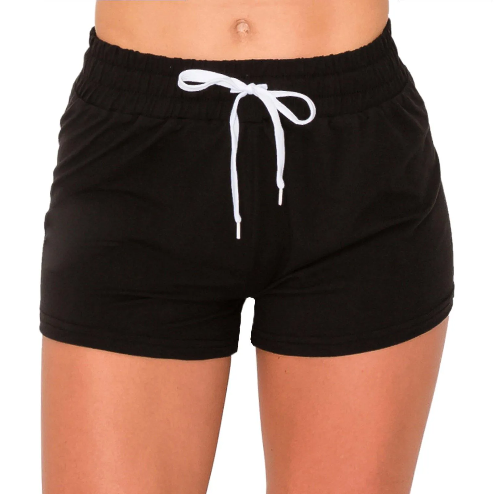 Basic Lounge Shorts - Yoga Dolphin Striped Shorts