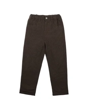 Bebe - Liam Check Pants Caramel/Navy