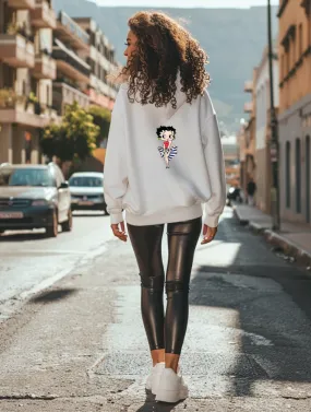 BETTY BOOP HOODIE - WHITE