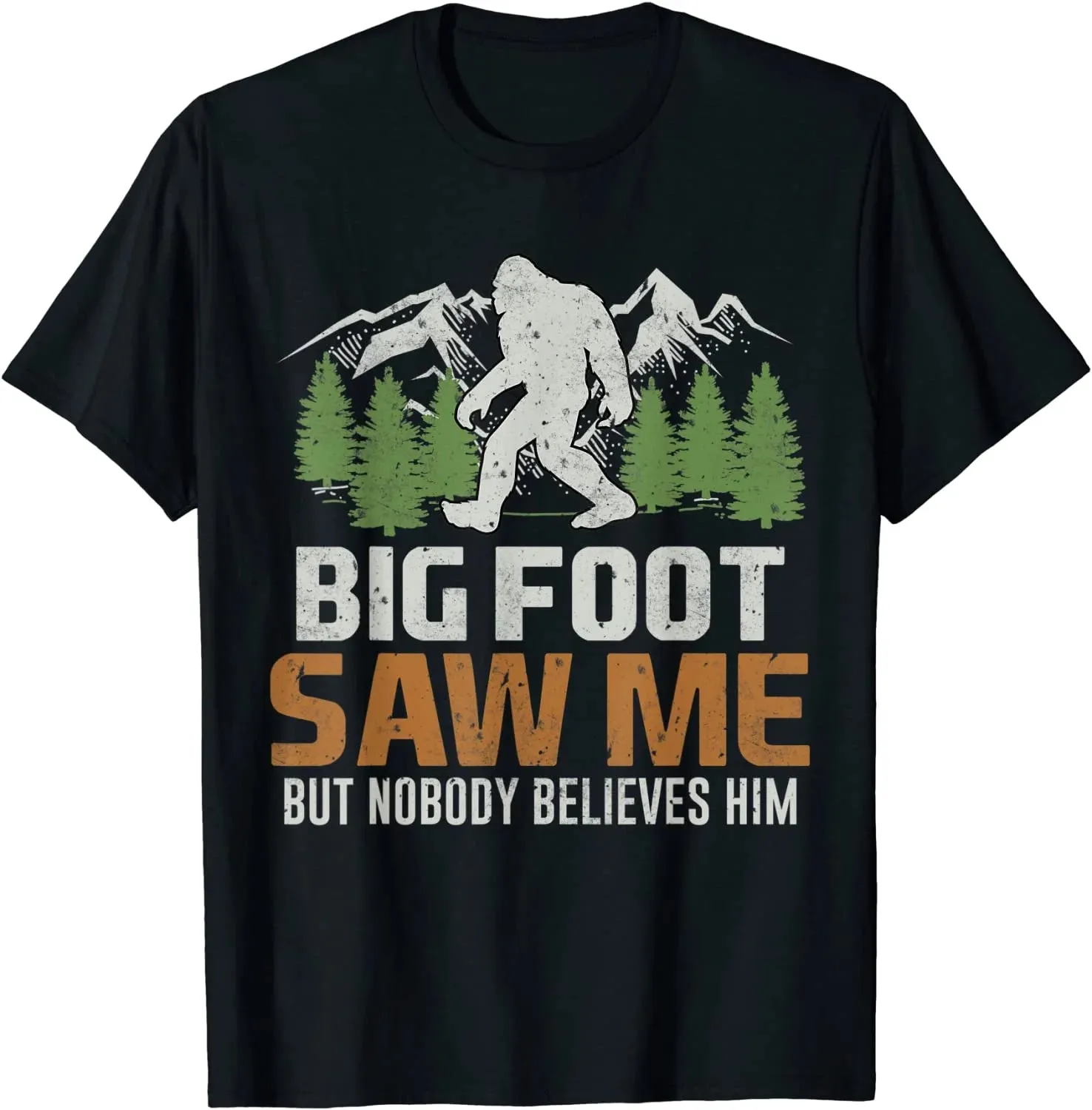 Bigfoot Unisex Retro Vintage T-Shirts