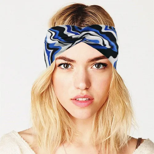 Boho Cotton Twist Headbands for Women Elastic Turban Headband Sport Headwrap Hairband Headwear Girls Hair Accessories Outdoor