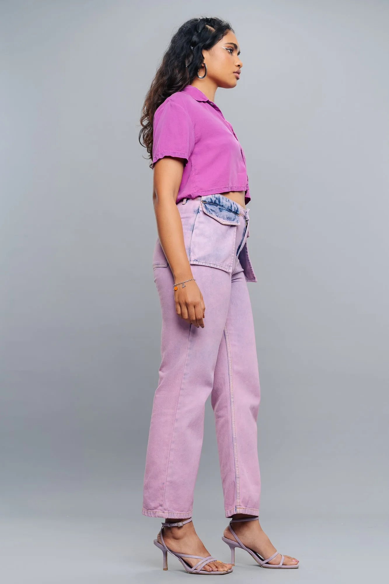 Candy Front Pocket Straight Jeans