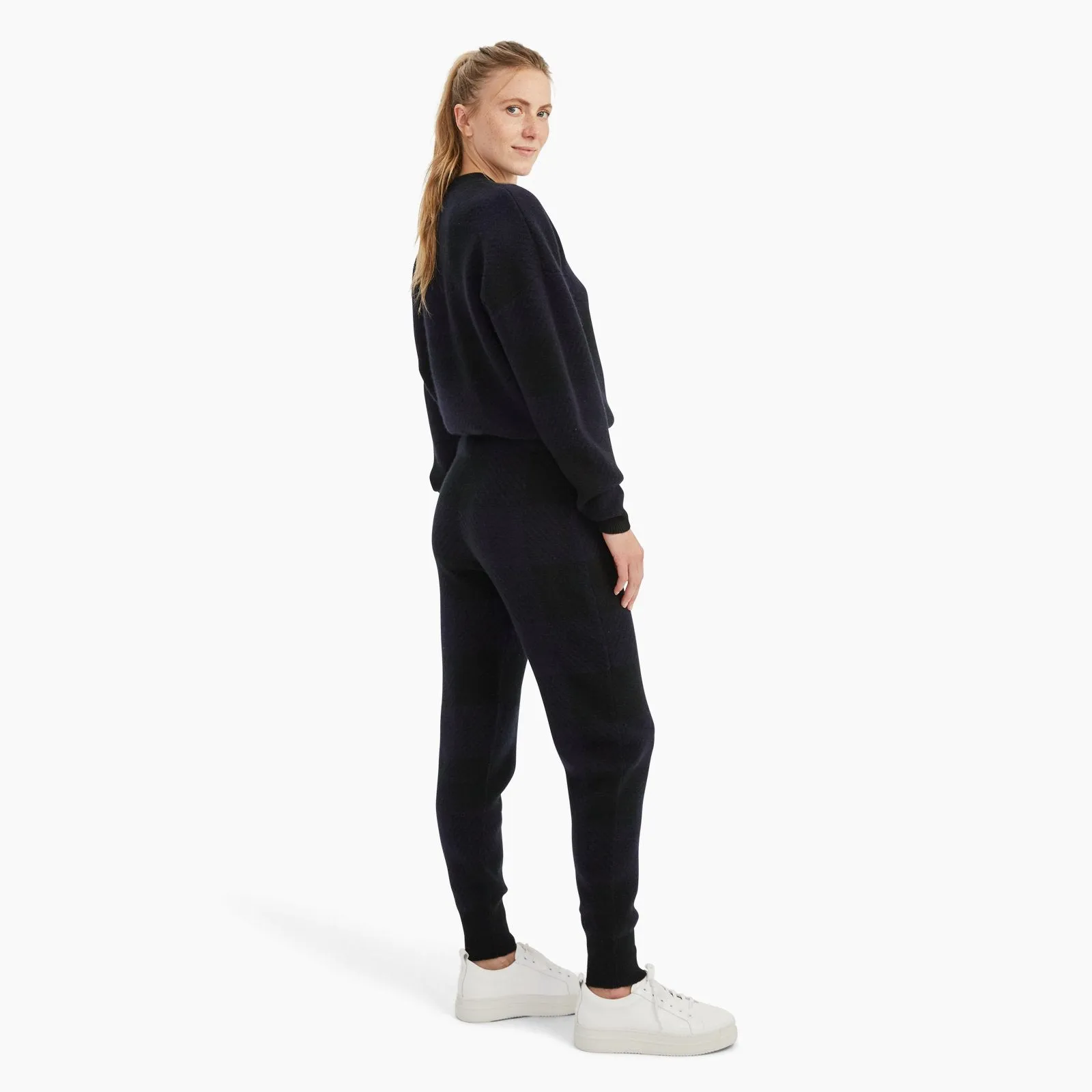 Cashmere Plaid Matchback Jogger