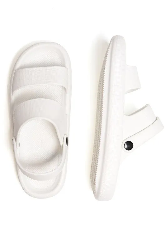 Comfy Heel Strap Cloud Slides Sandals