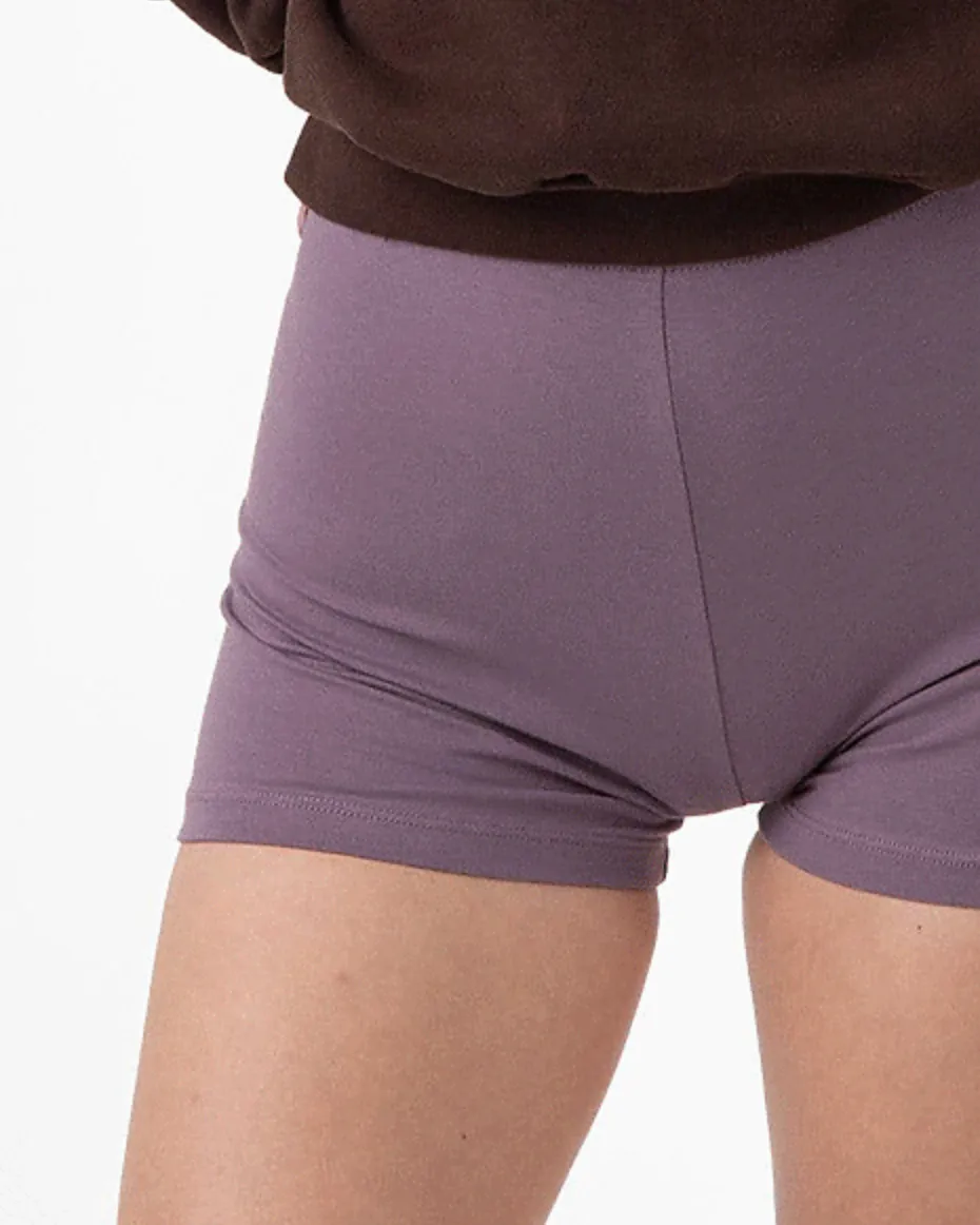 Cotton Spandex [Short Shorts]  Amethyst