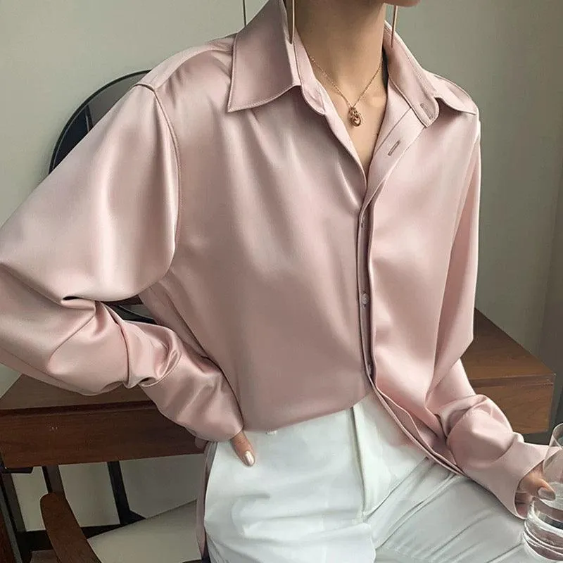 Delilah Luxe Satin Shirt