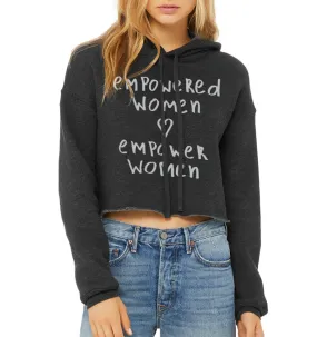 EMPOWERED WOMEN Crop Hoodie