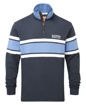 Exmouth Heritage 1/4 Zip - Petrol Blue