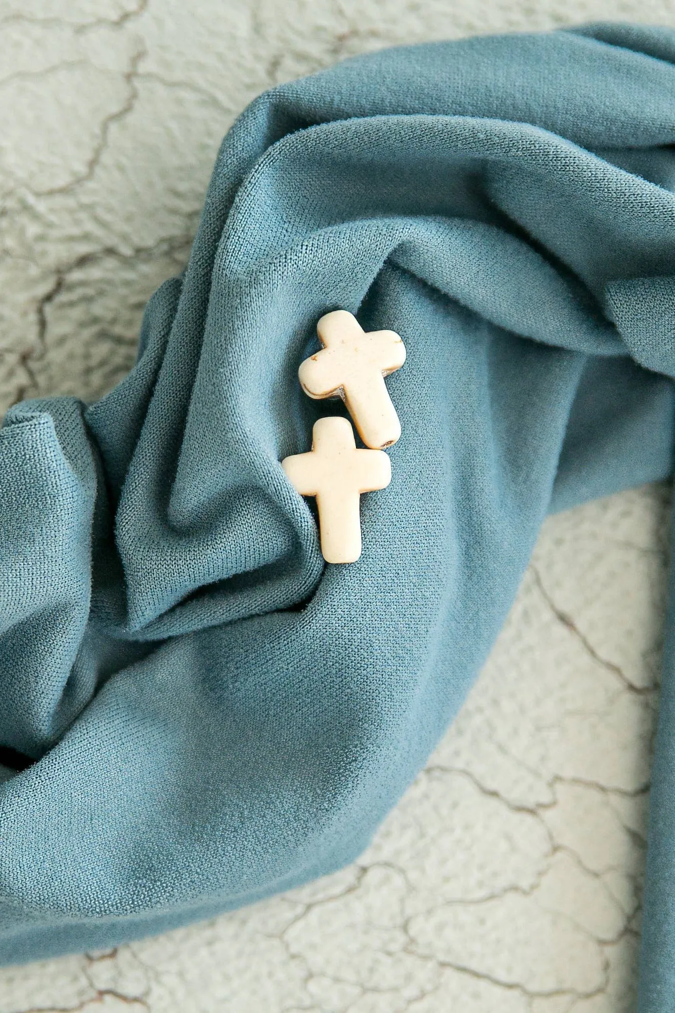 Faithful Cross Stud Earrings