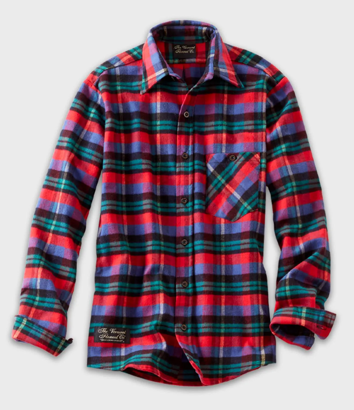 Fitted Flannel Shirt