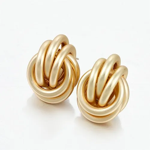 Flashbuy Gold Color Alloy Drop Earrings