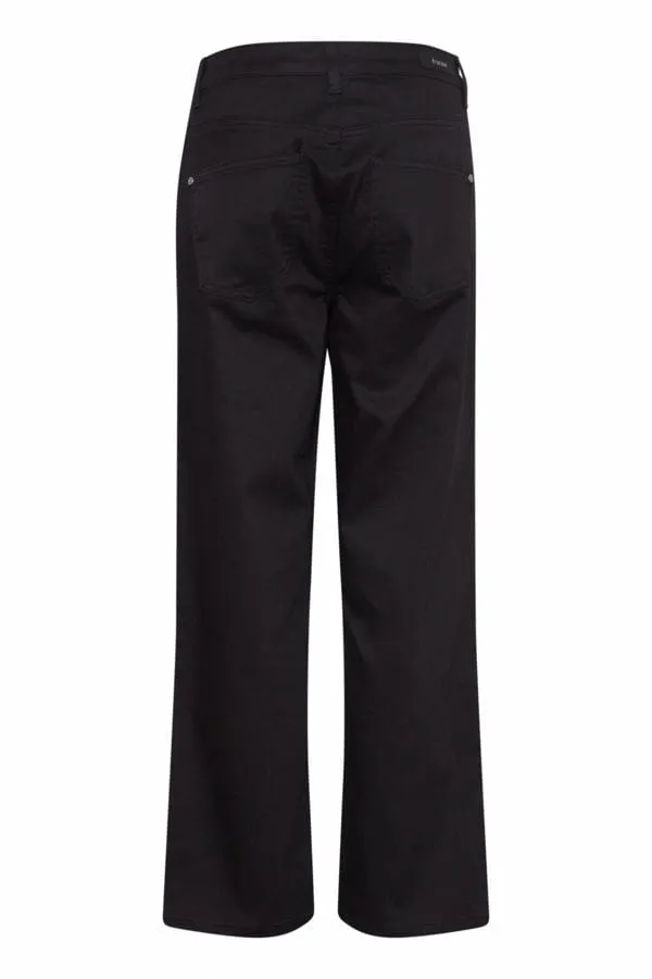 Fransa Straight Leg Jeans Black