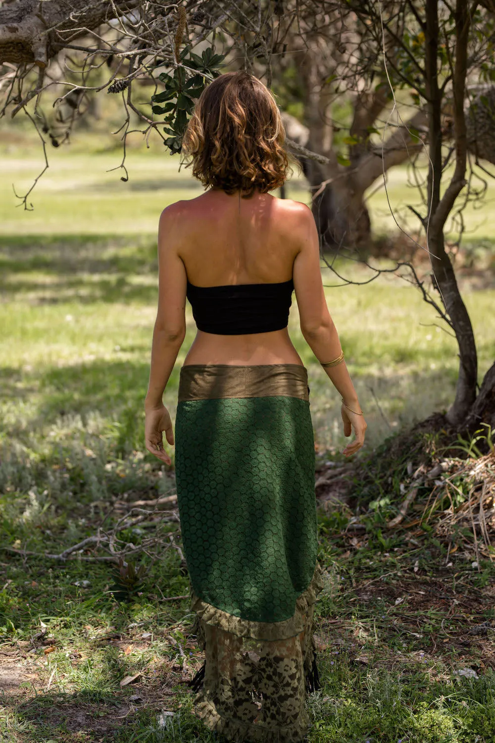 GAIA SKIRT GREEN