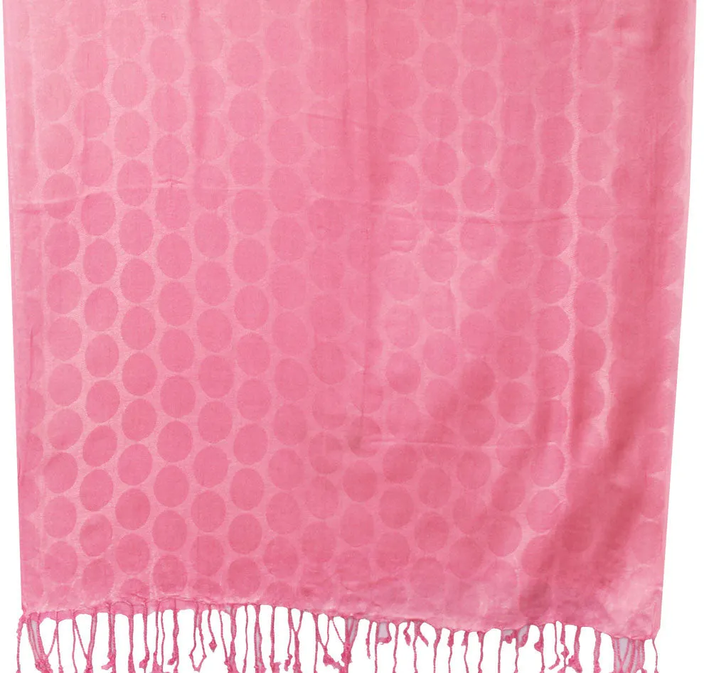 Indian Scarves Womens Wrap India Clothes  (Pink, 68 x 29 inches)