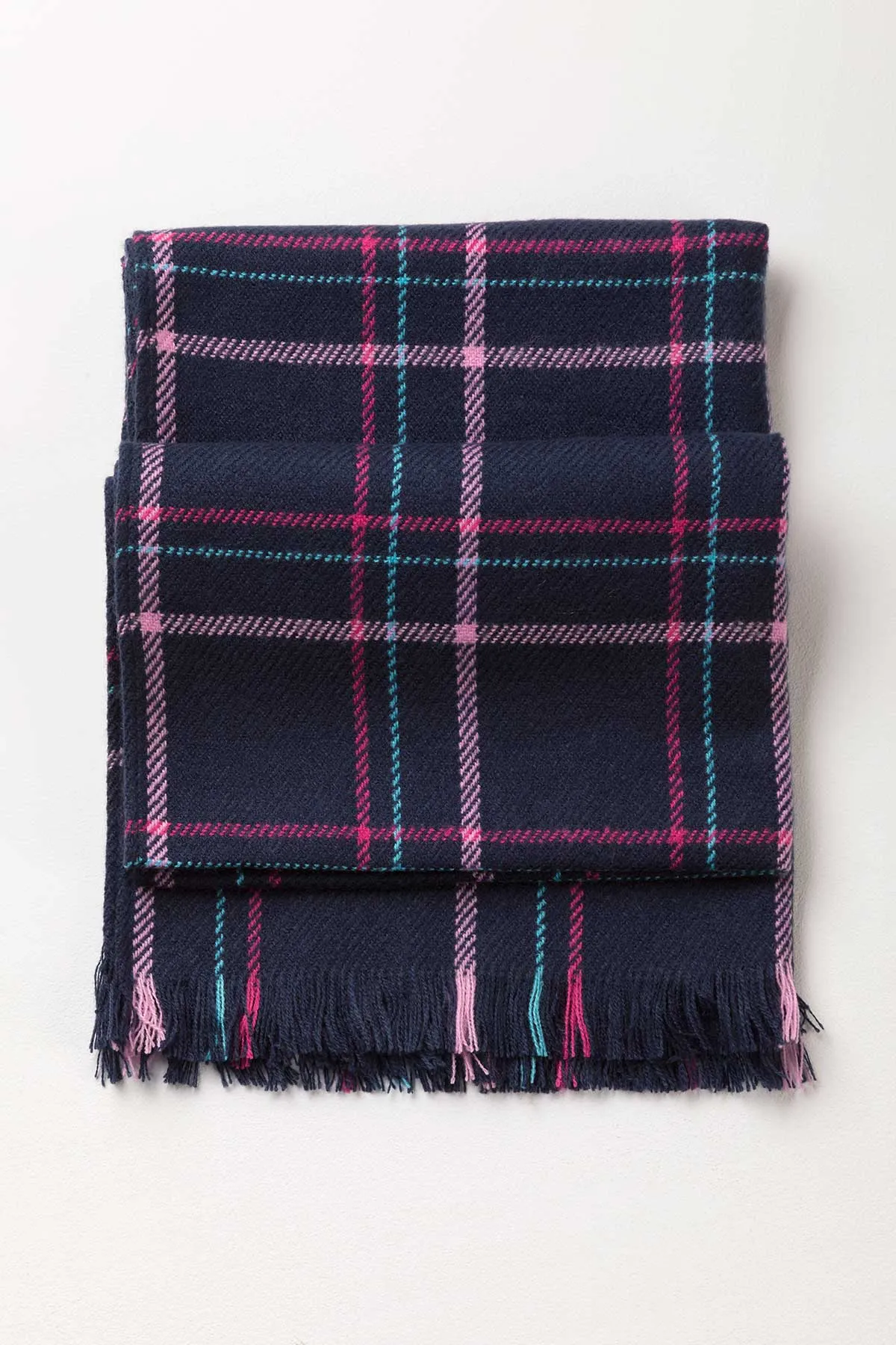 Ladies Checked Scarf - Polly