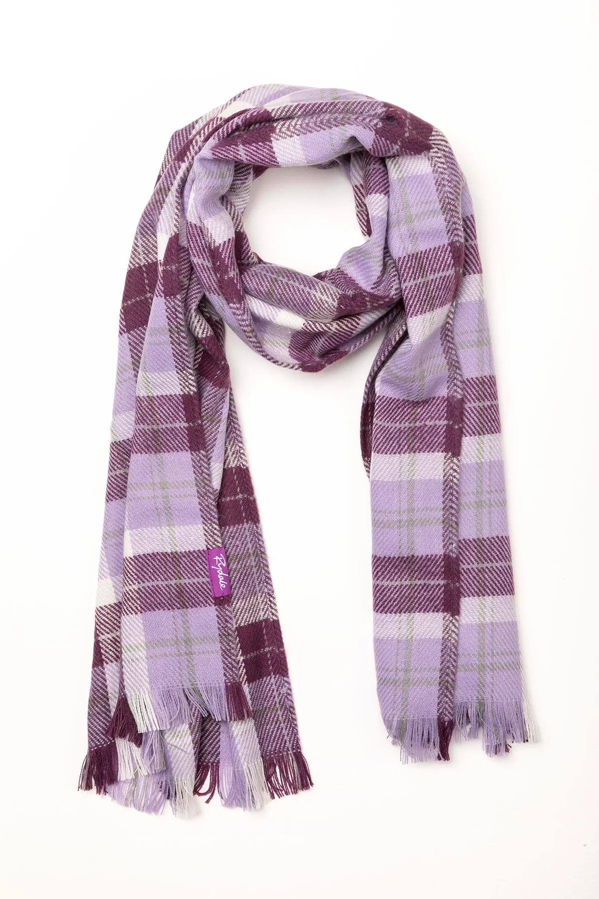 Ladies Checked Scarf - Polly