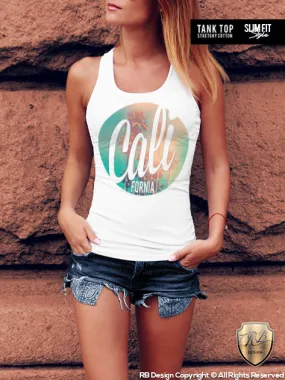 Ladies LA California T-shirt Fresh Summer Beach Tank Top RB Design WD270