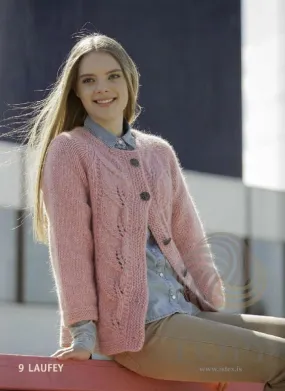 Laufey Women Wool Cardigan Pink