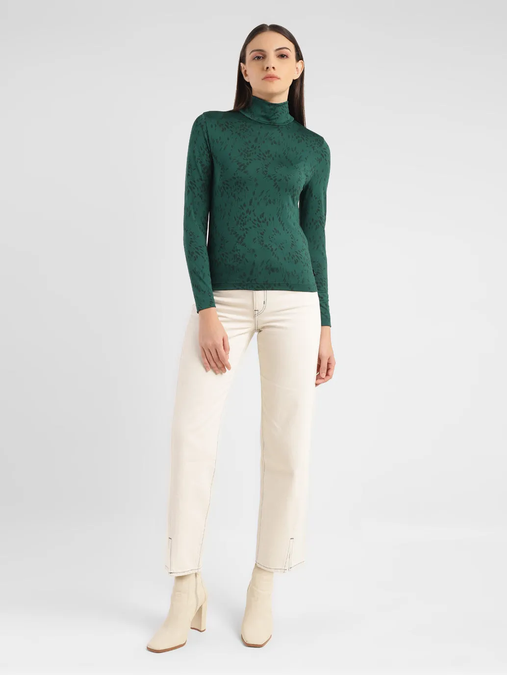 Levi's x Deepika Padukone Moon Rib Turtleneck