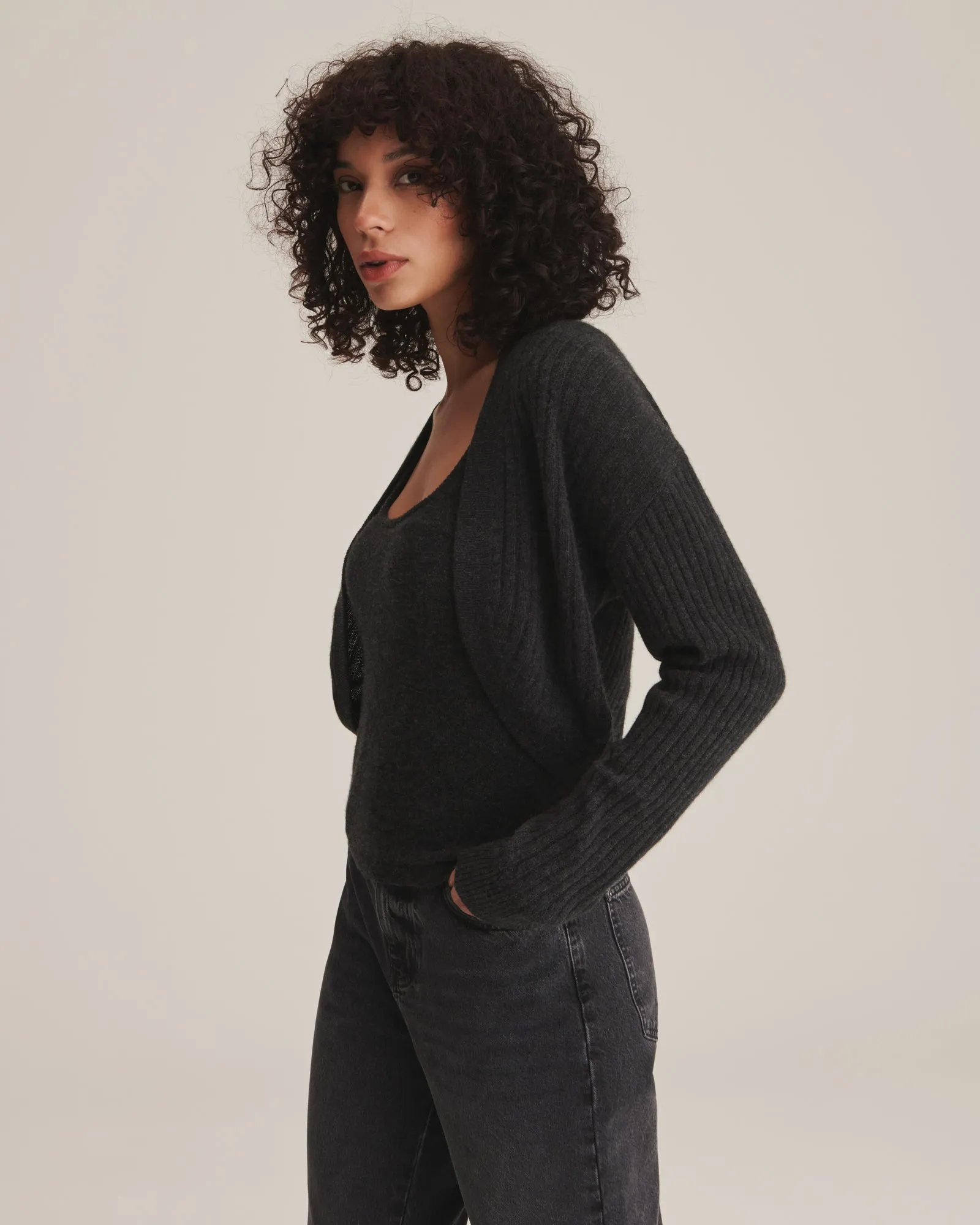 Lightweight Cashmere Bolero