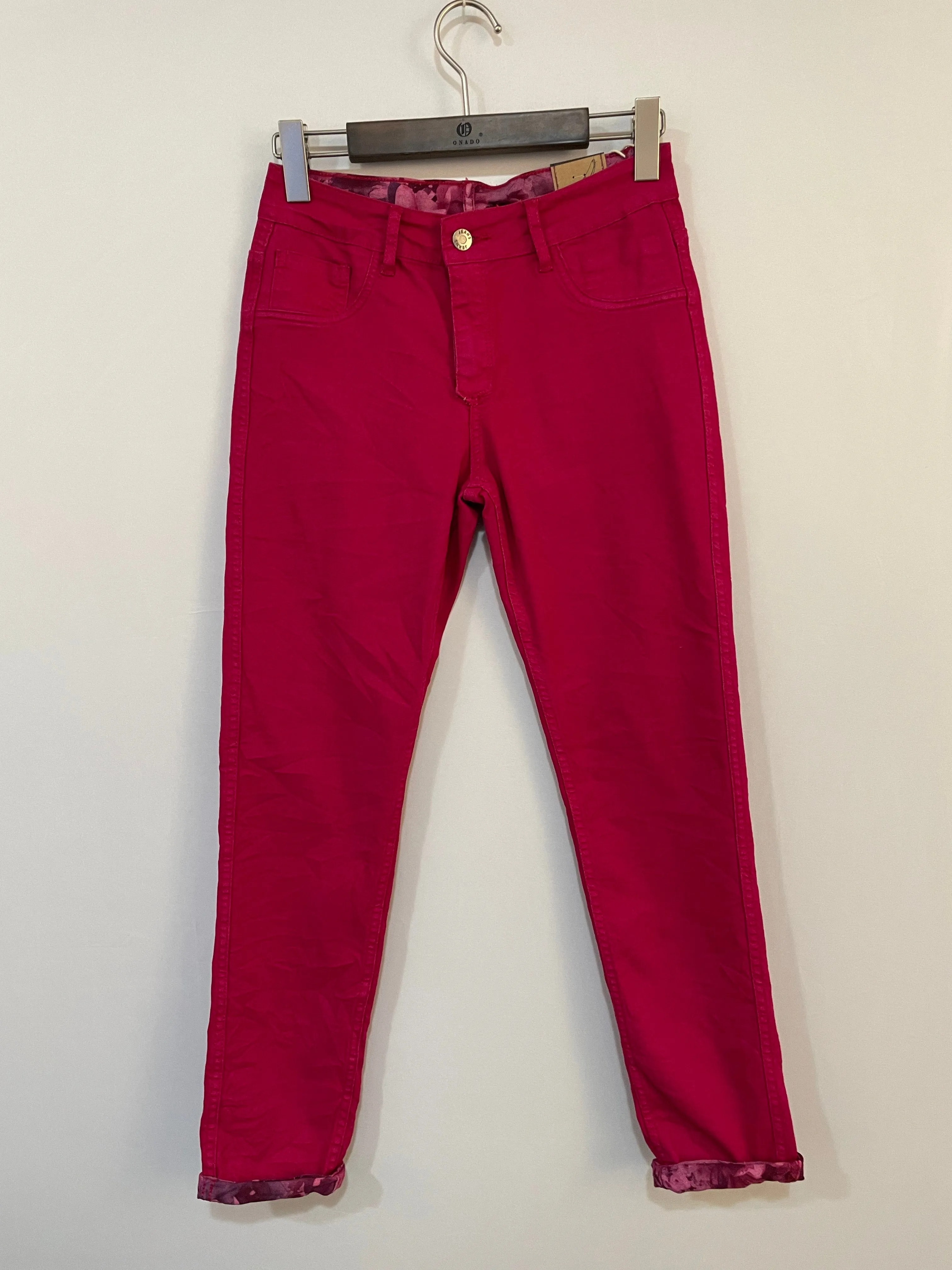 Onado Reversible Denim Jeans Summer Fuchsia