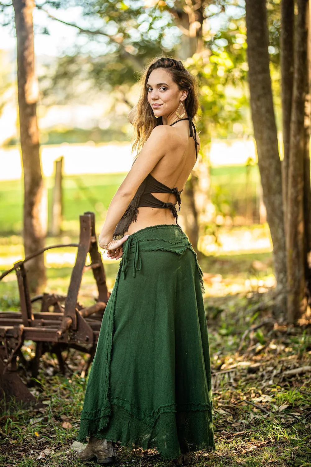 PATCHOULI SKIRT GREEN